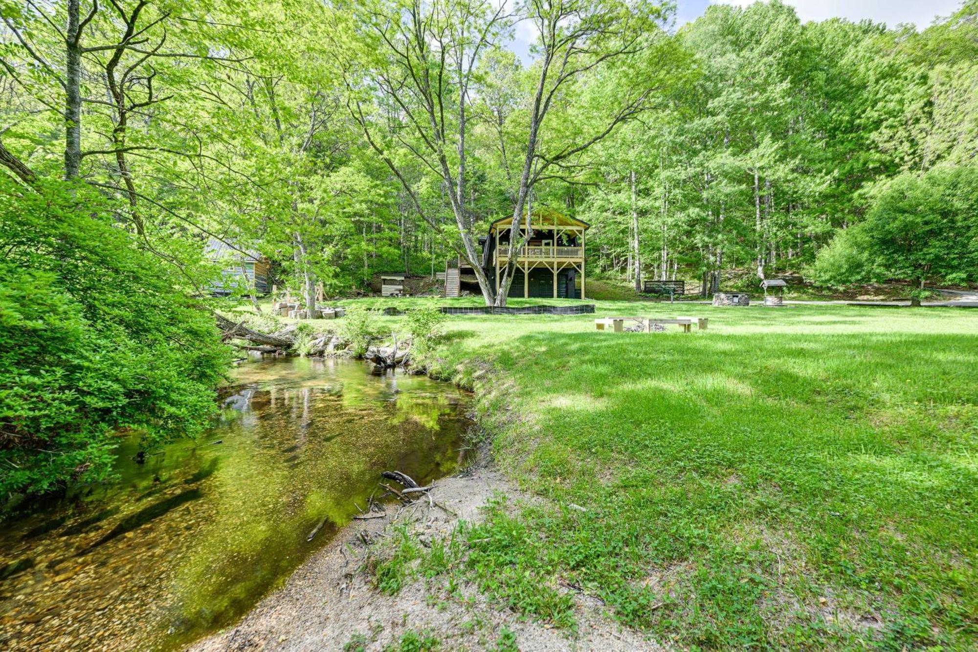 Highlands Cabin On Buck Creek About 8 Mi To Town! Villa Eksteriør billede